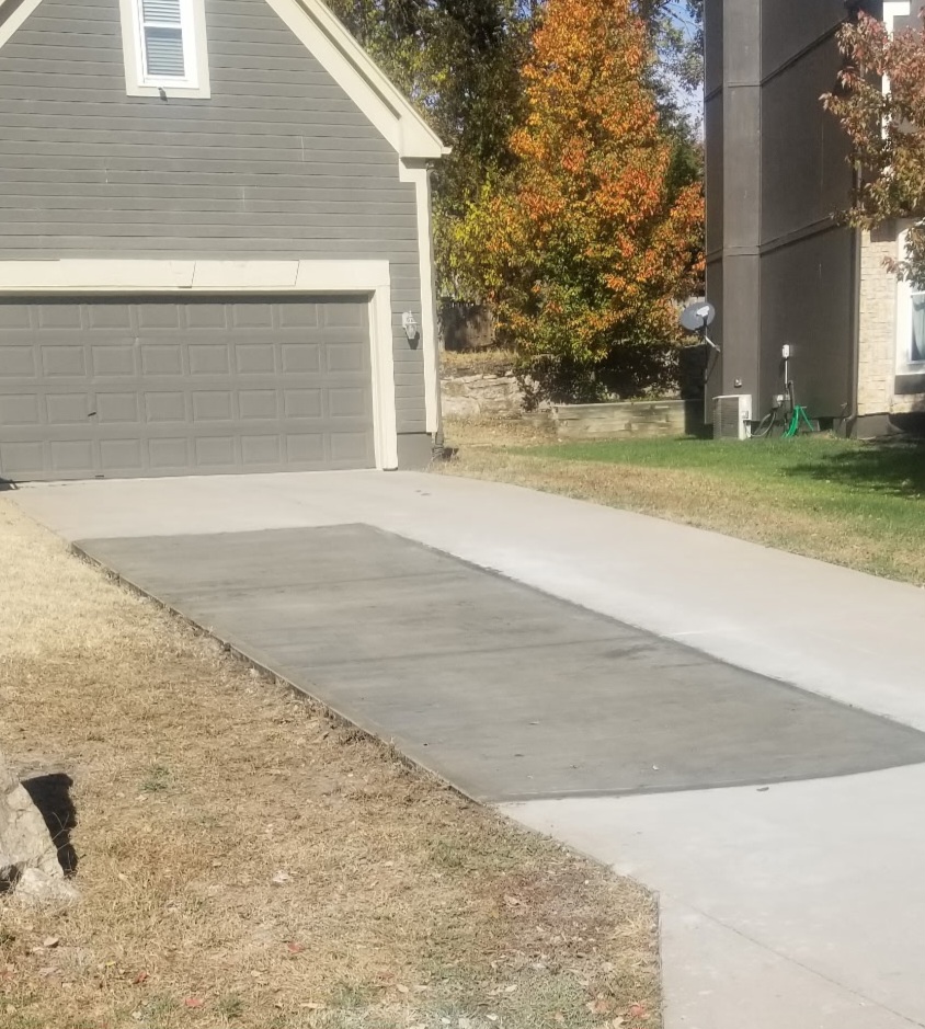 Driveway repair concrete work by Bravo Company Contractors
